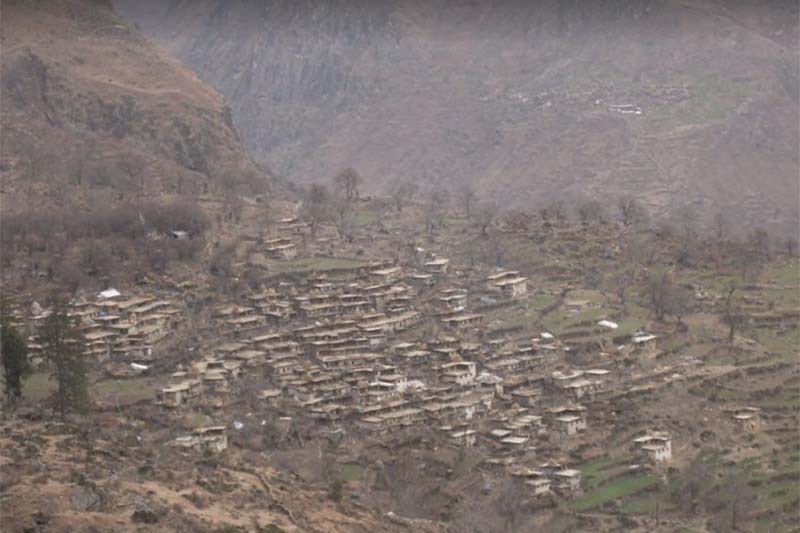 Immerse temperature hits hard normal life in Humla